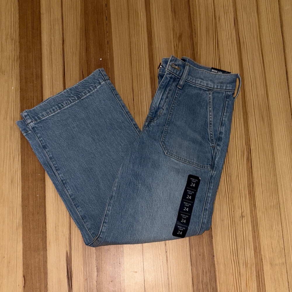 J. Crew Classic Blue Flare & Wide Leg Jeans